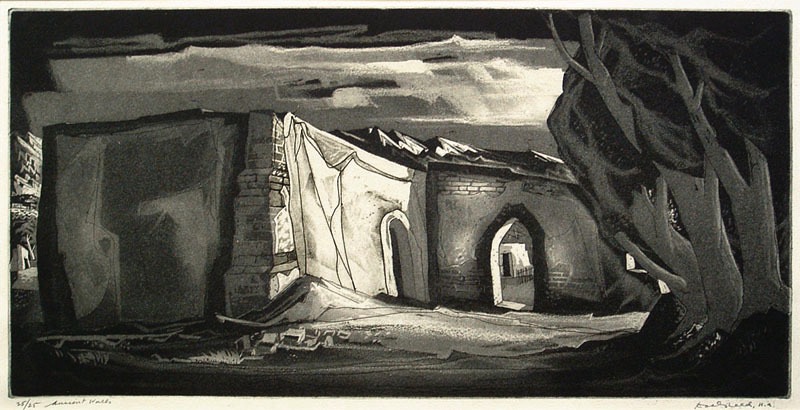 Painting by Doel Reed