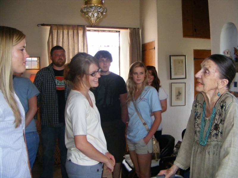 Martha Reed and Students 