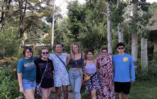 Group photo of students in Taos Group photo of students in Taos