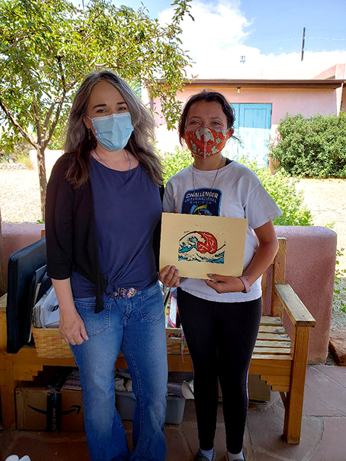 TISA student and teacher