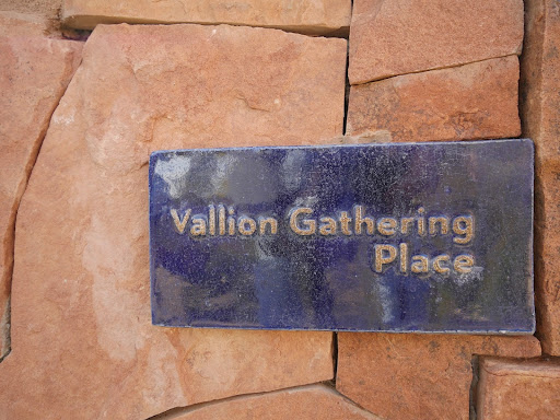Vallion Gathering Place Sign